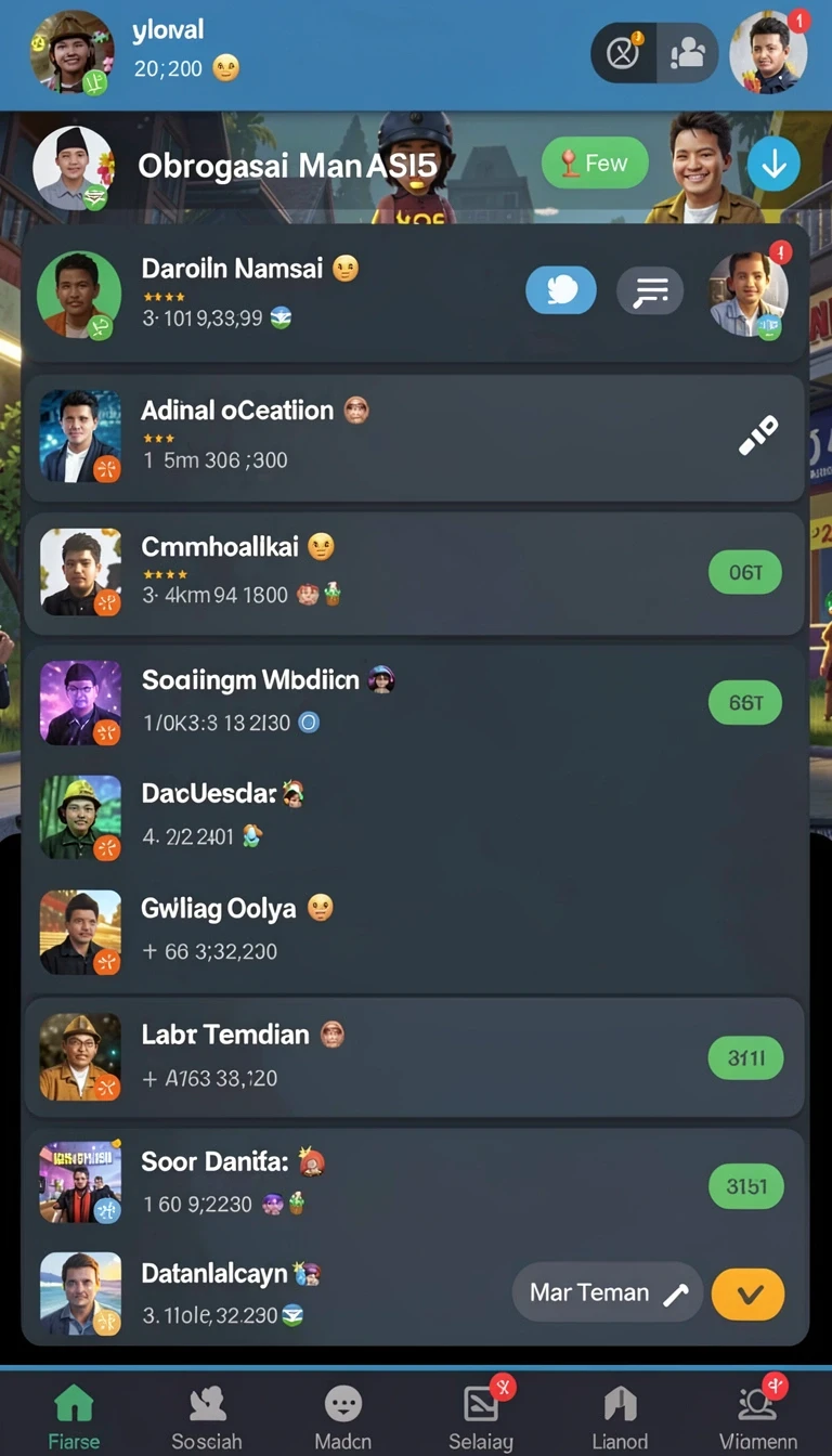 Galeri pratinjau visual ratu10 build APK resmi terbaru
